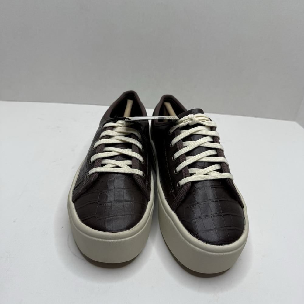 Ariat Skylar Luxe Espresso Croc Print Platform Sneakers Womens 6.5 B 10063890 - Picture 5 of 7